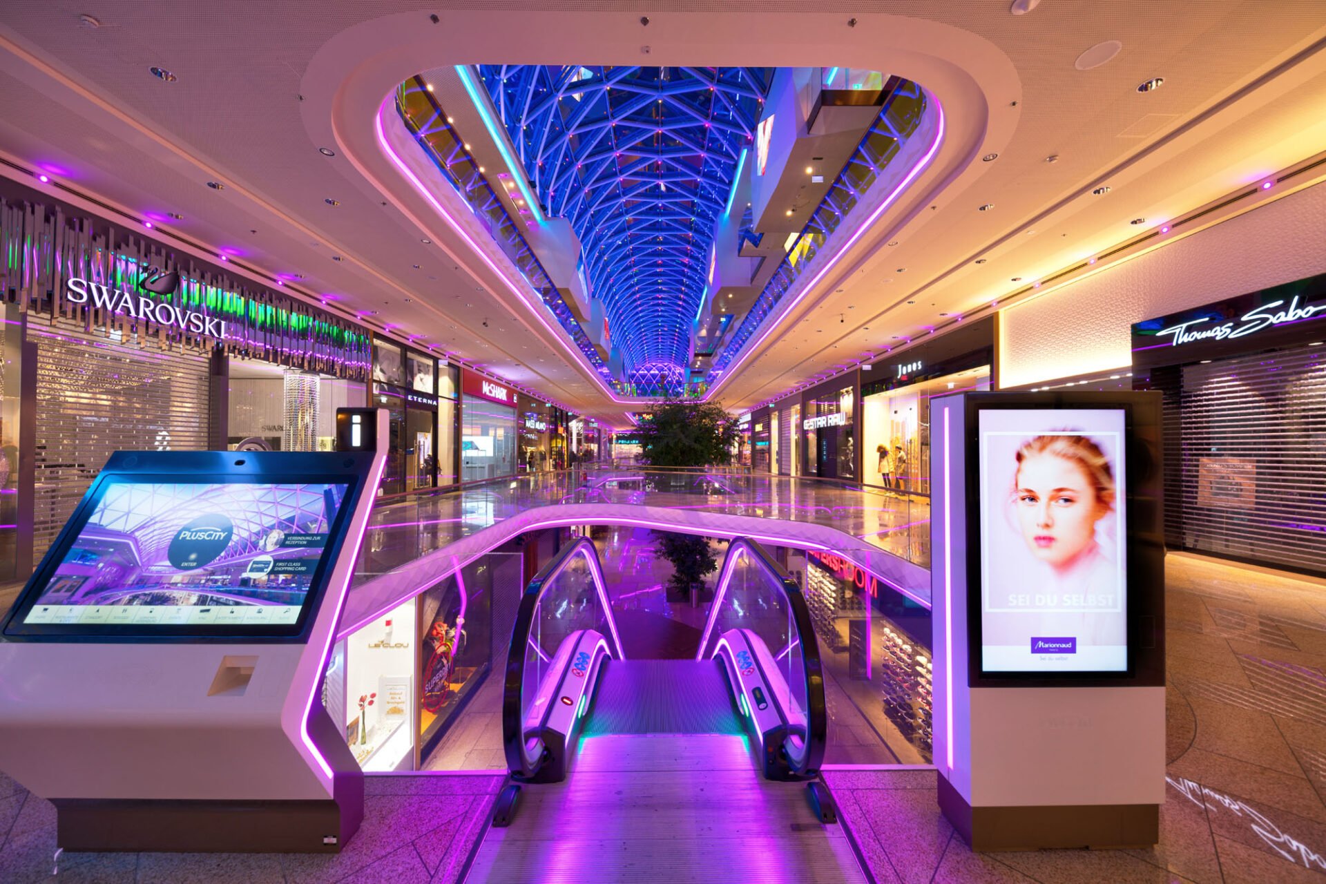 Digital Signage in der PlusCity